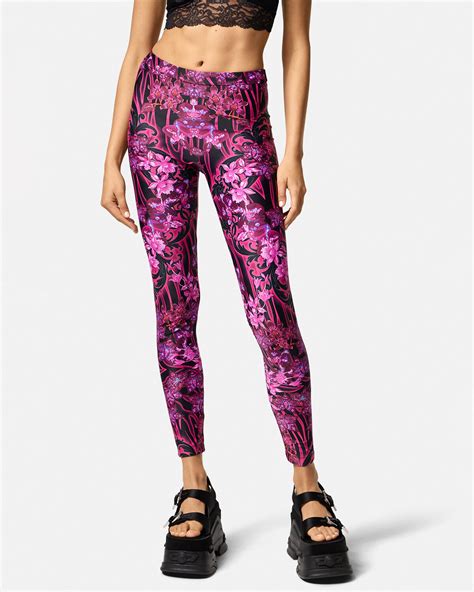 versace orchid|Shop Versace Versace Orchid Leggings .